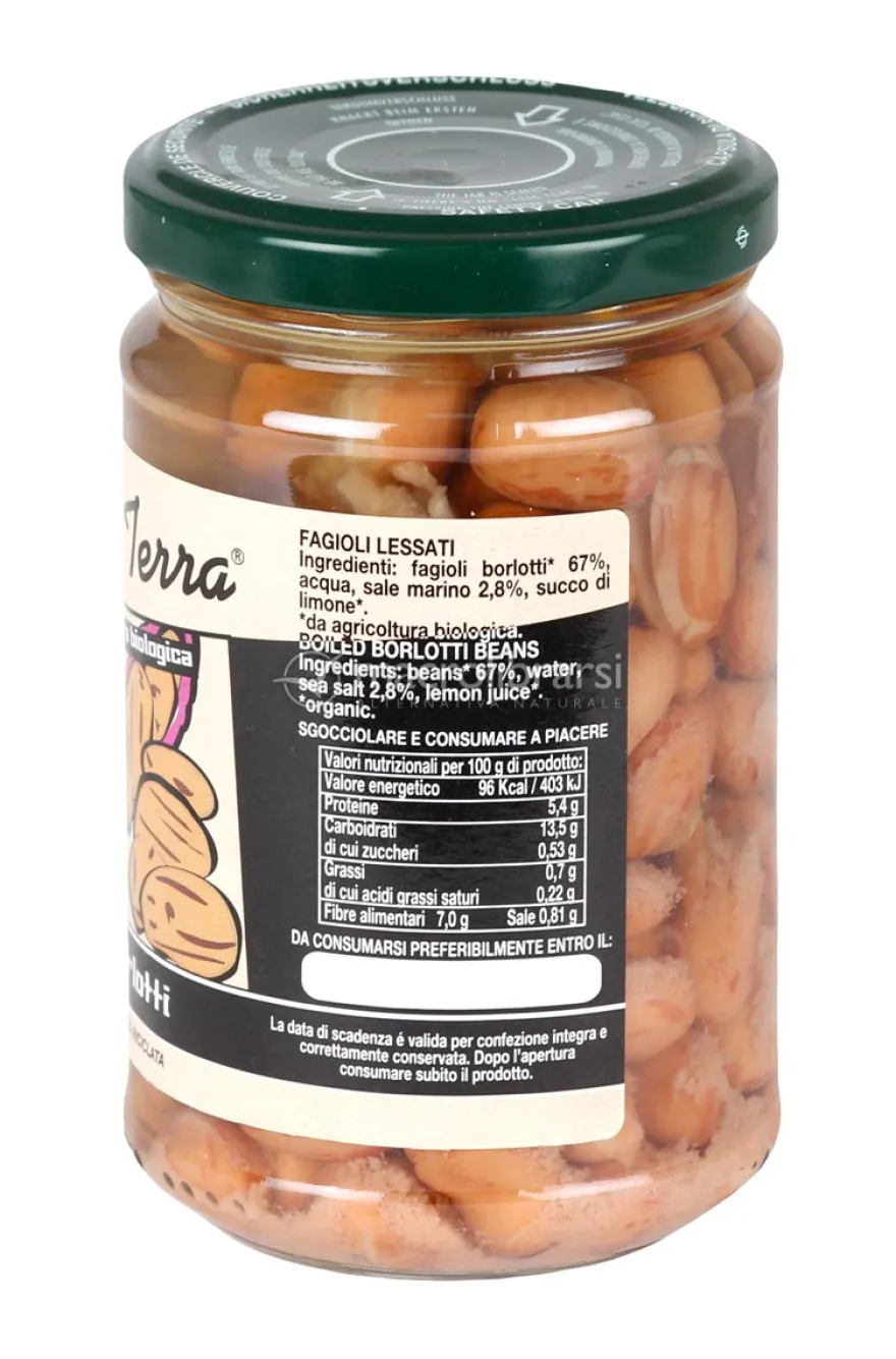 Fagioli Borlotti Italiani Lessati Bio