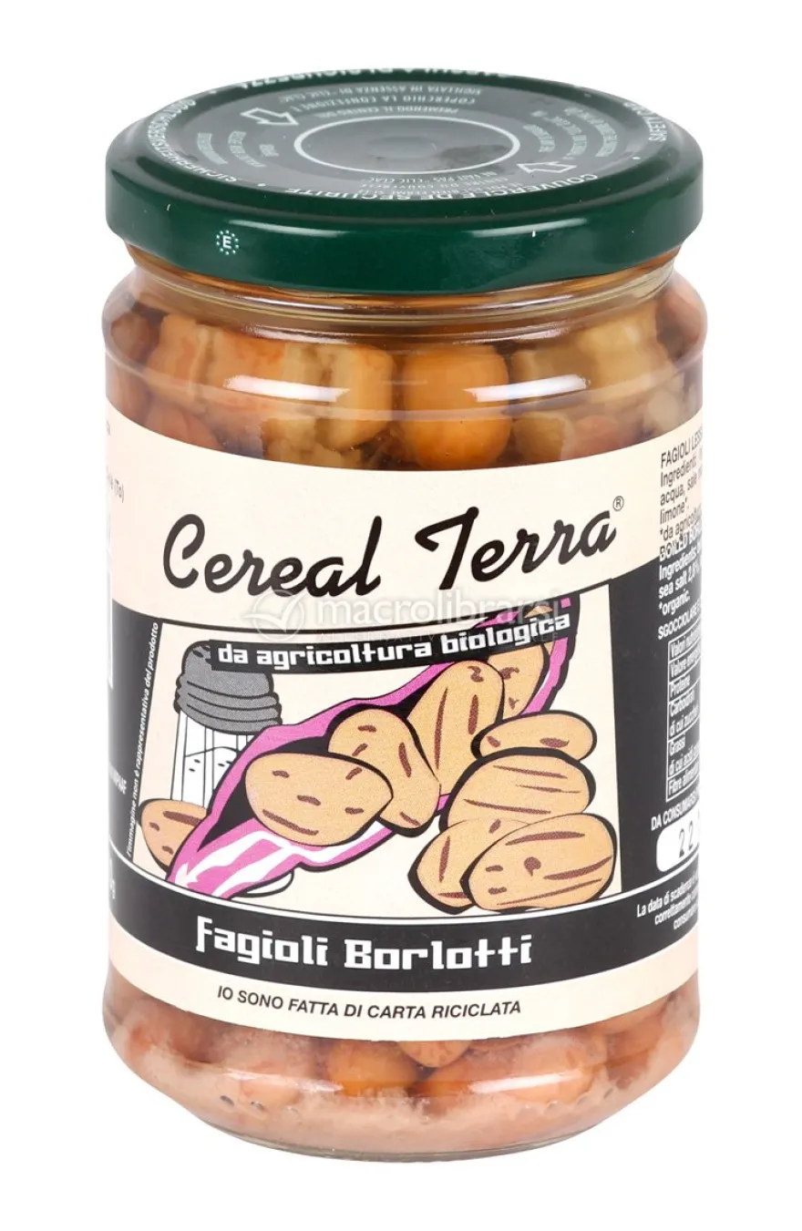 Fagioli Borlotti Italiani Lessati Bio