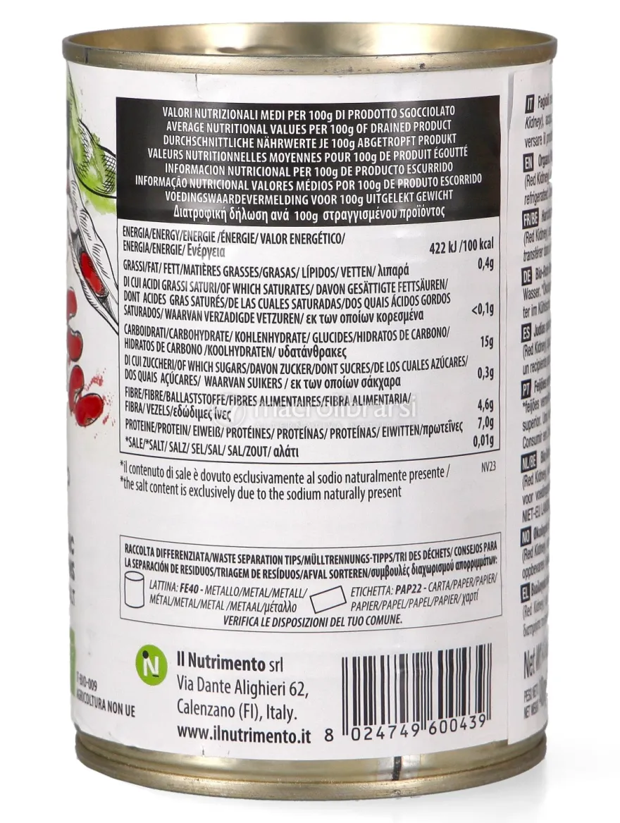 Fagioli Rossi al Naturale Bio
