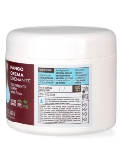 Fango Crema Drenante Senza Fucus con Sali di Epsom