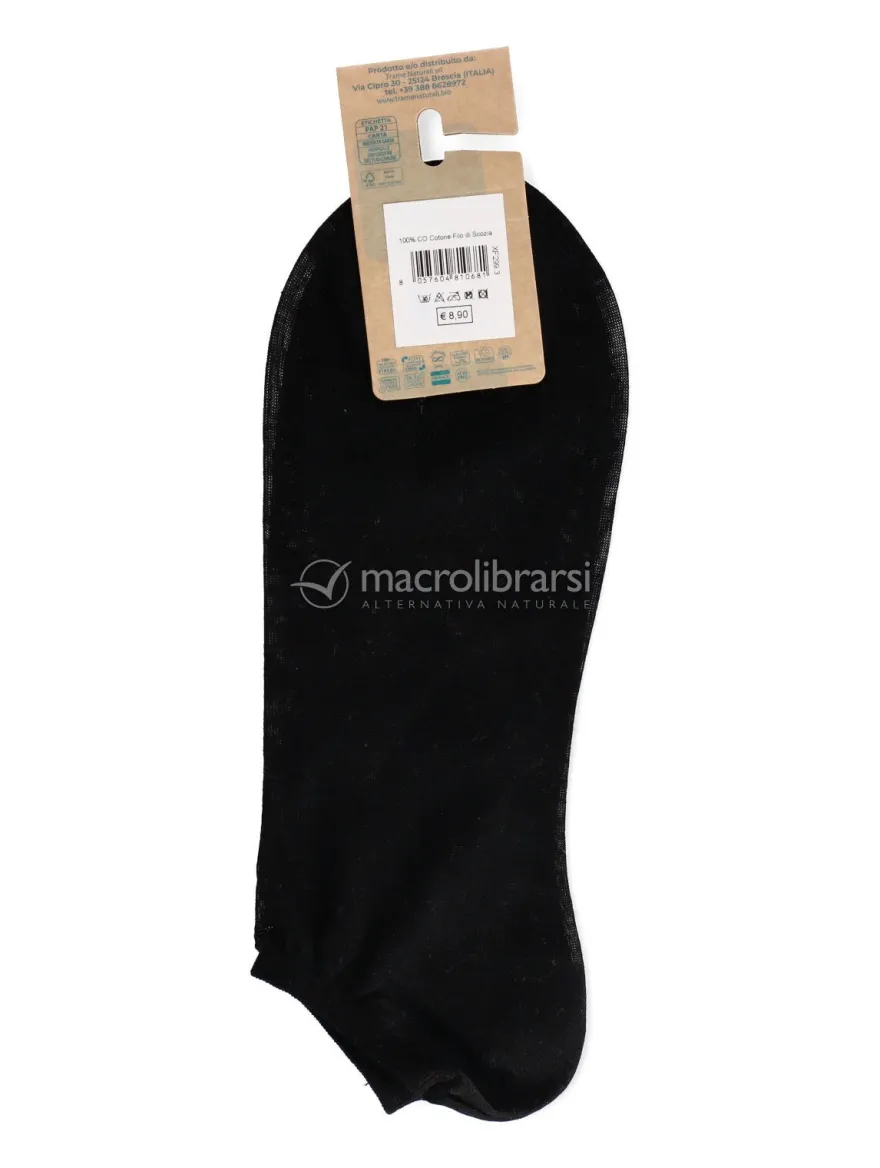 Fantasmino Uomo in Filo di Scozia Nero - Taglia 40/41