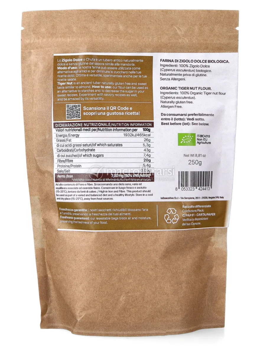 Farina di Chufa/Zigolo Dolce Bio