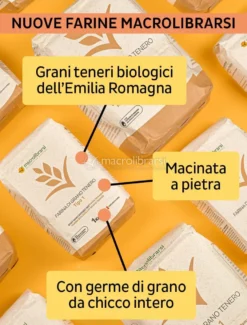 Farina di Grano Tenero Integrale - Kg. 1