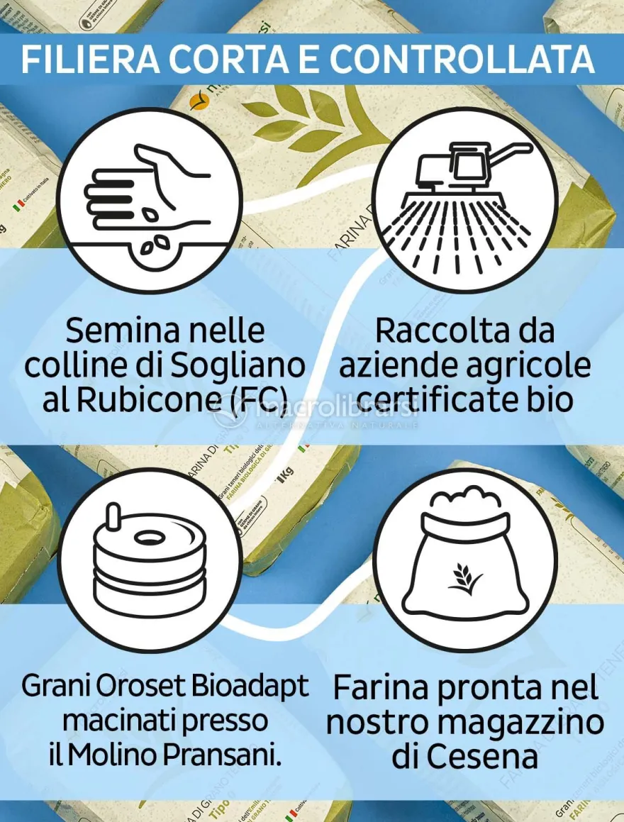 Farina di Grano Tenero Tipo 1 - 2,5 kg