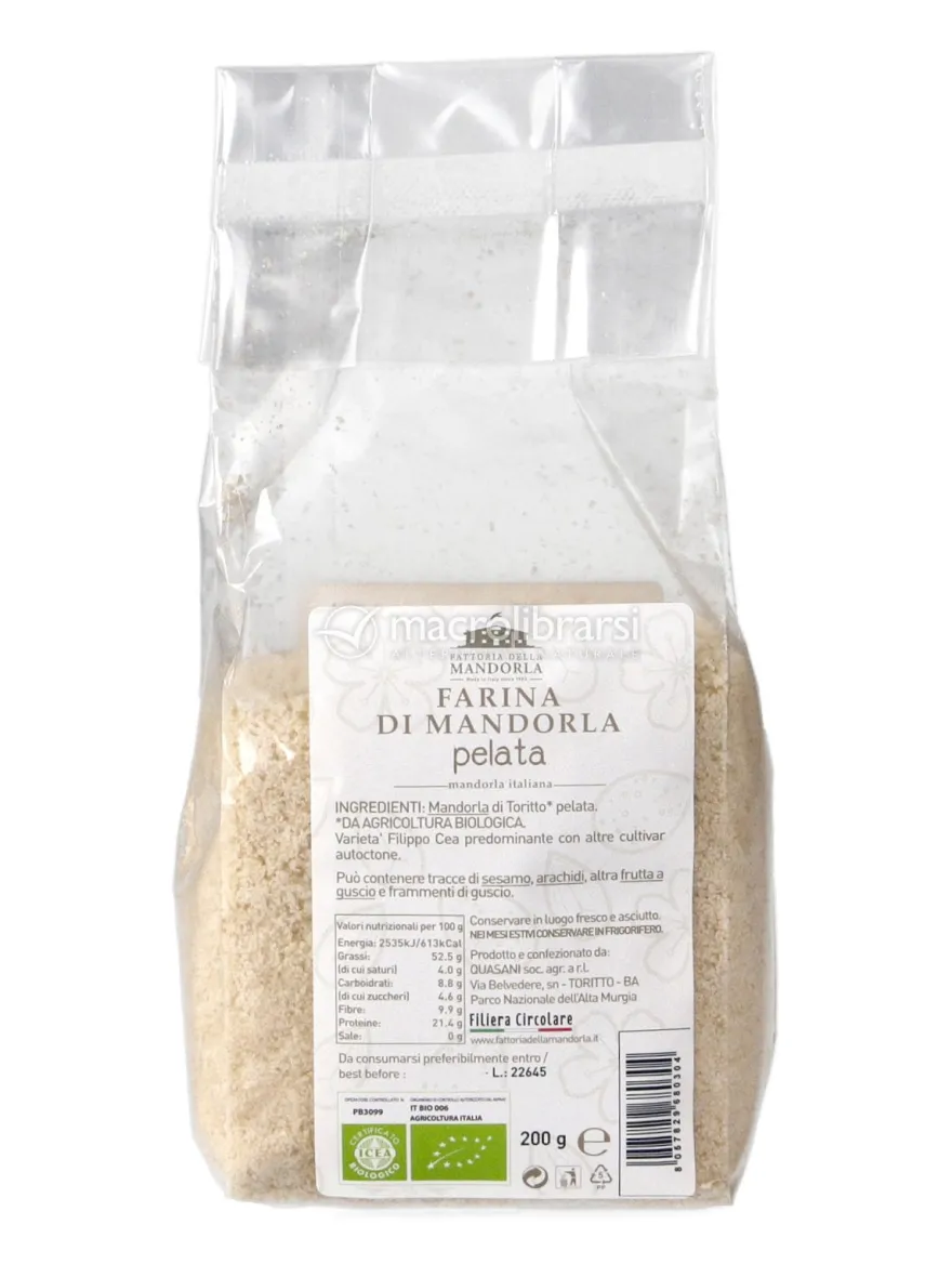 Farina di Mandorla di Toritto Pelata - 200 g