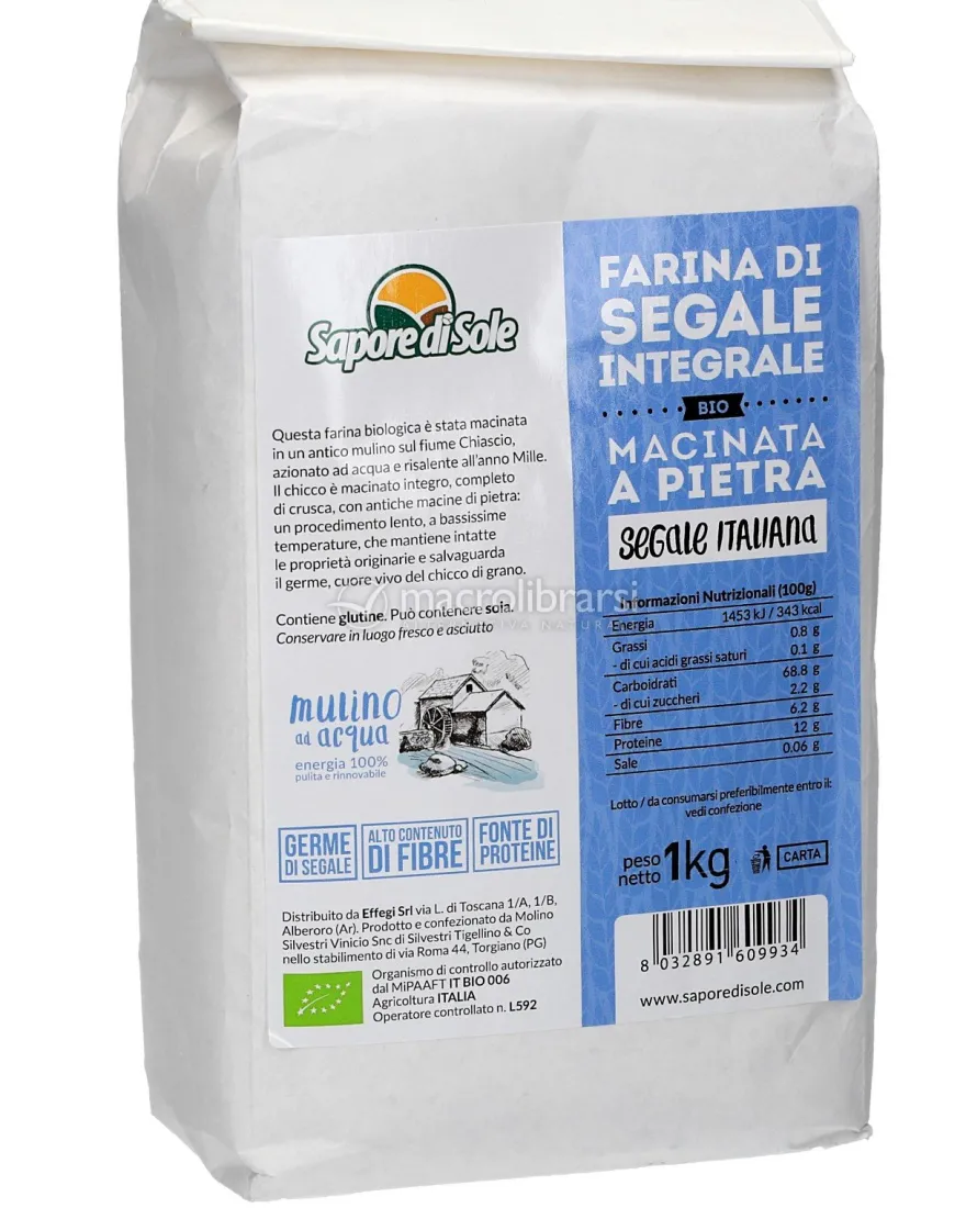 Farina di Segale Integrale Bio