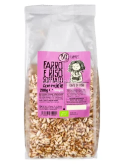 Farro e Riso Soffiato con Miele Bio