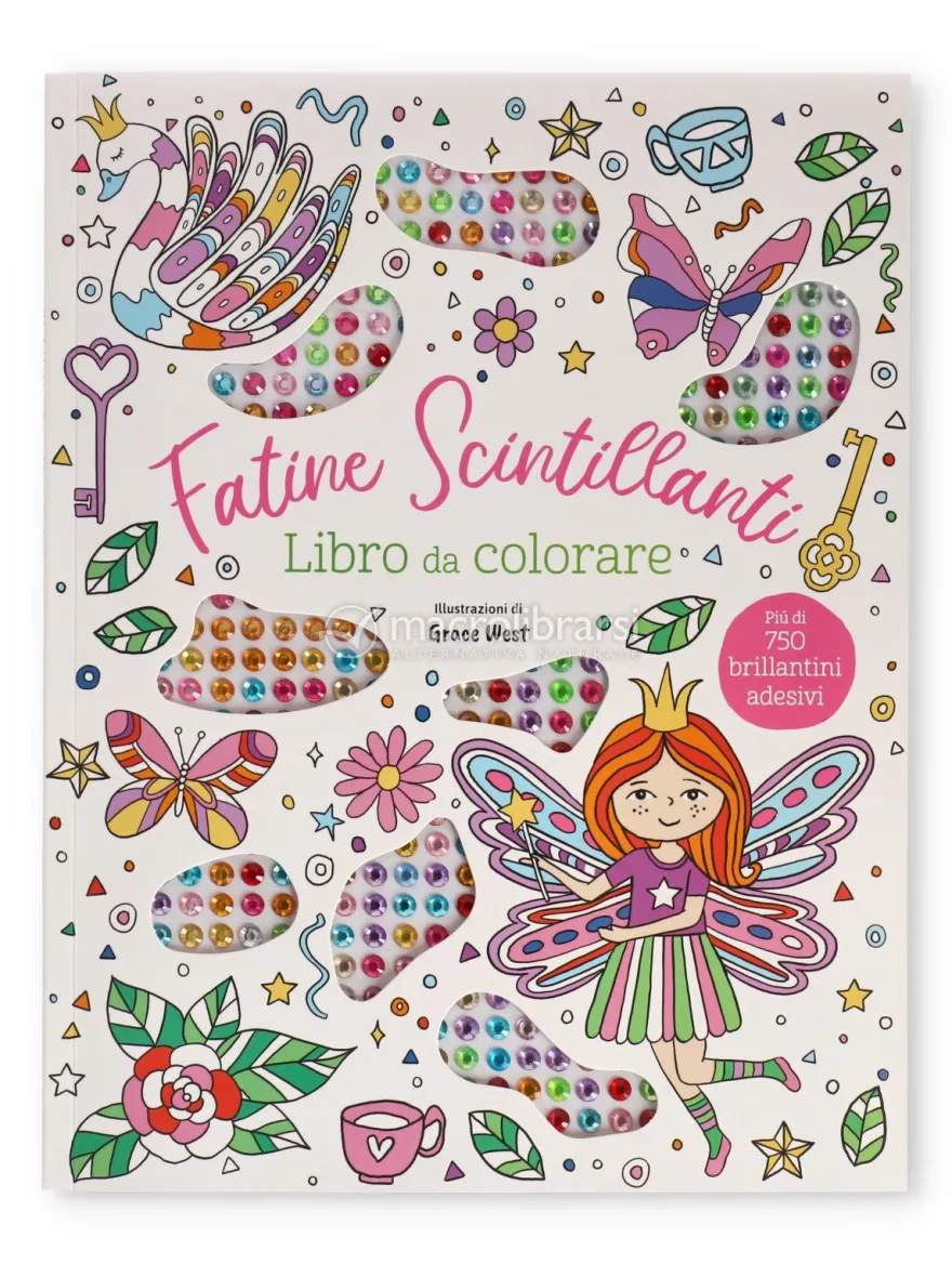Fatine Scintillanti - Libro da Colorare