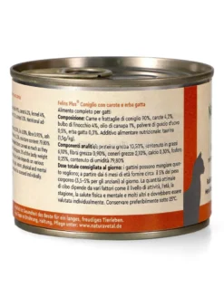 Felins Plus® Menù Coniglio con Carote ed Erba Gatta - 200g