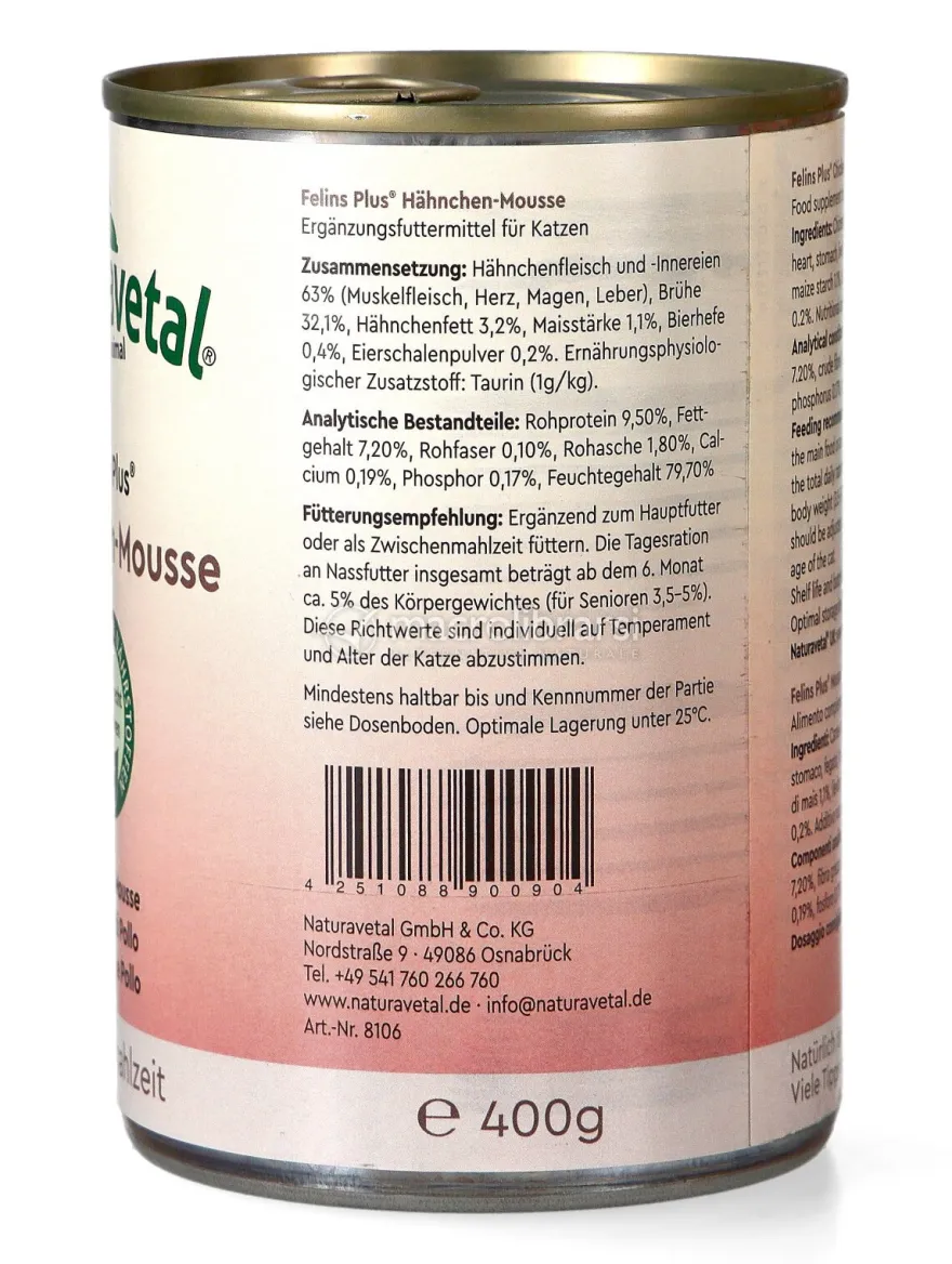 Felins Plus® Mousse di Pollo
