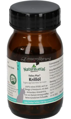 Felins Plus® Olio di Krill - Integratore per Gatti in Capsule