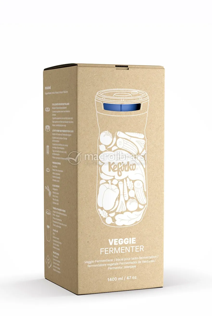 Fermentatore Verdure - 1400ml - Blu