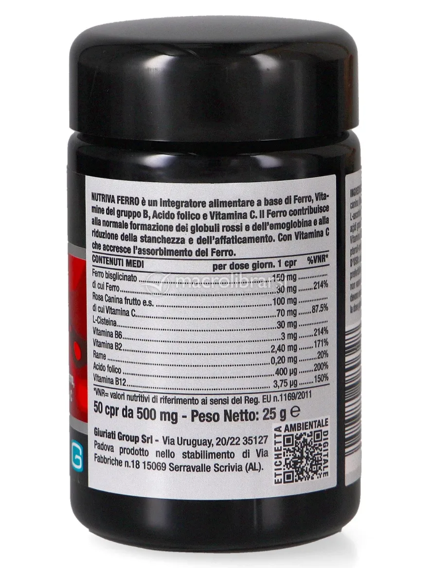 Ferro F2+ con Vitamine del Gruppo B e Vitamina C