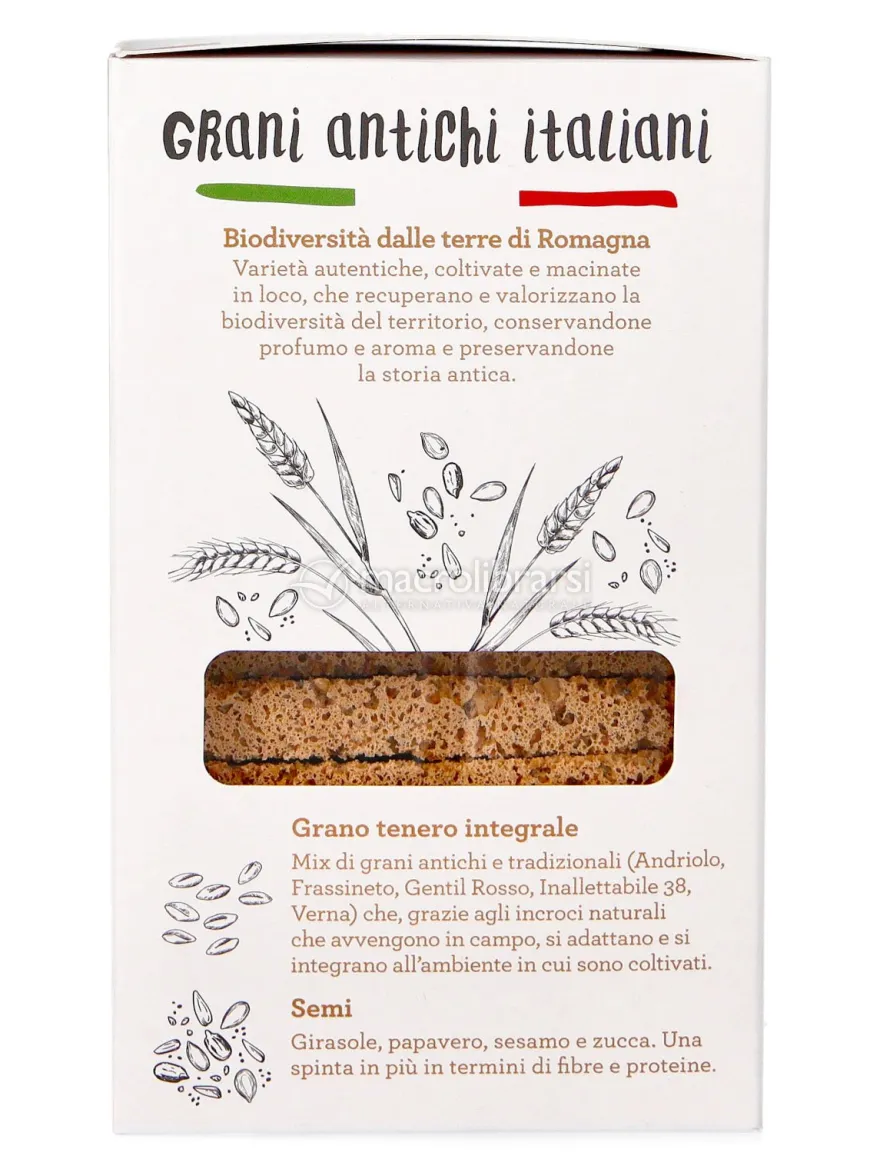 FettaMadre - Fette Biscottate Integrali Bologiche ai Grani Antichi & 4 Semi