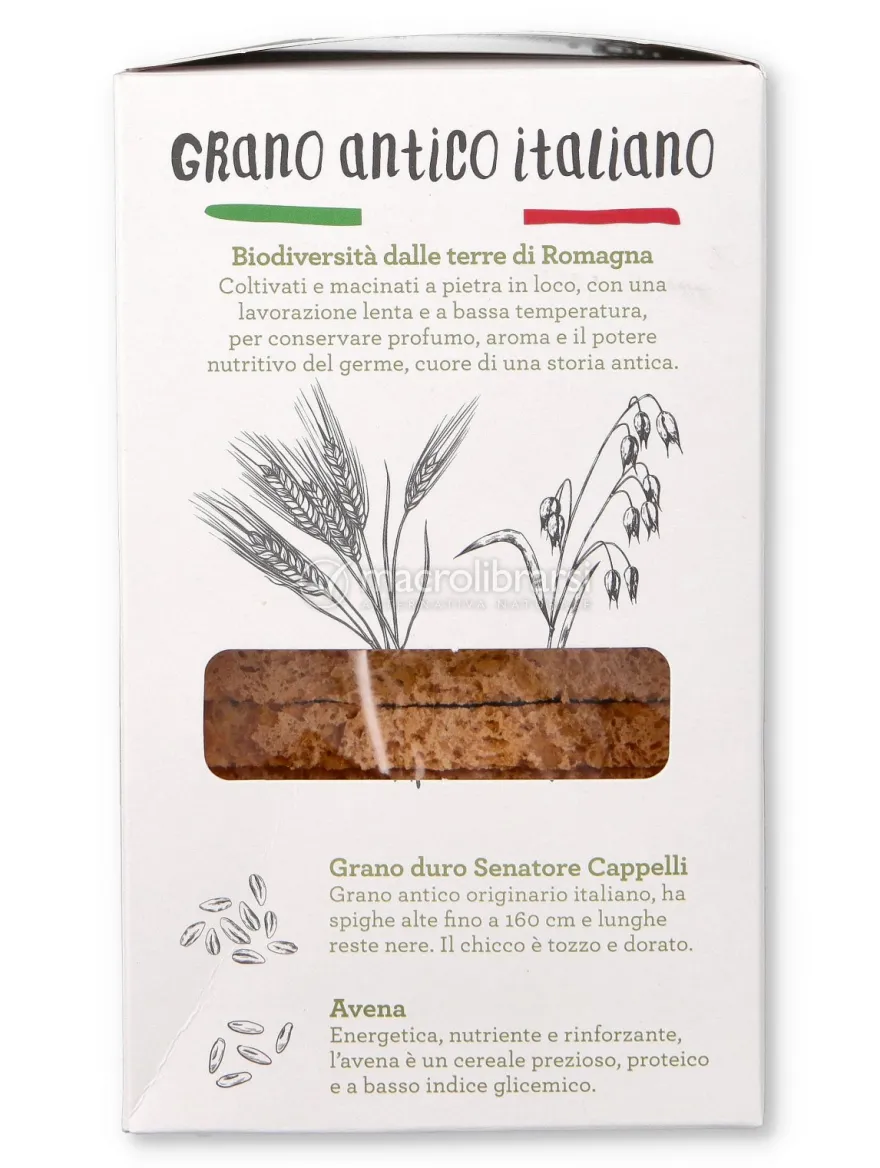 FettaMadre - Fette Biscottate Biologiche con Pasta Madre Senatore Cappelli e Avena