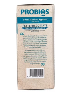 Fette Biscottate Biologiche Senza Sale Aggiunto
