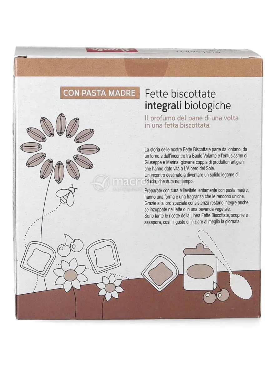 Fette Biscottate Integrali Bio con Pasta Madre