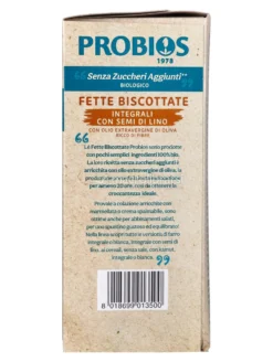 Fette Biscottate Integrali con Semi di Lino