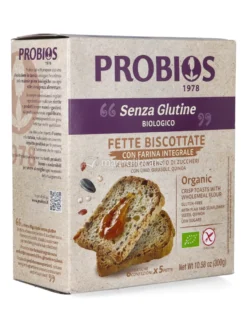 Fette Biscottate Senza Glutine con Farina Integrale