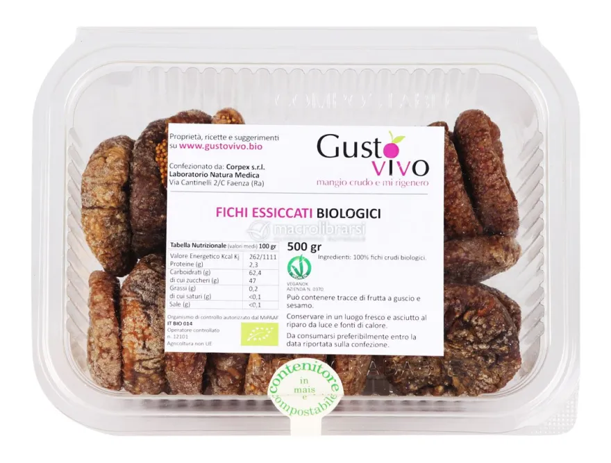 Fichi Essiccati Biologici - 500 g