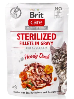 Filetti con Anatra in Salsa per Gatti Sterilizzati