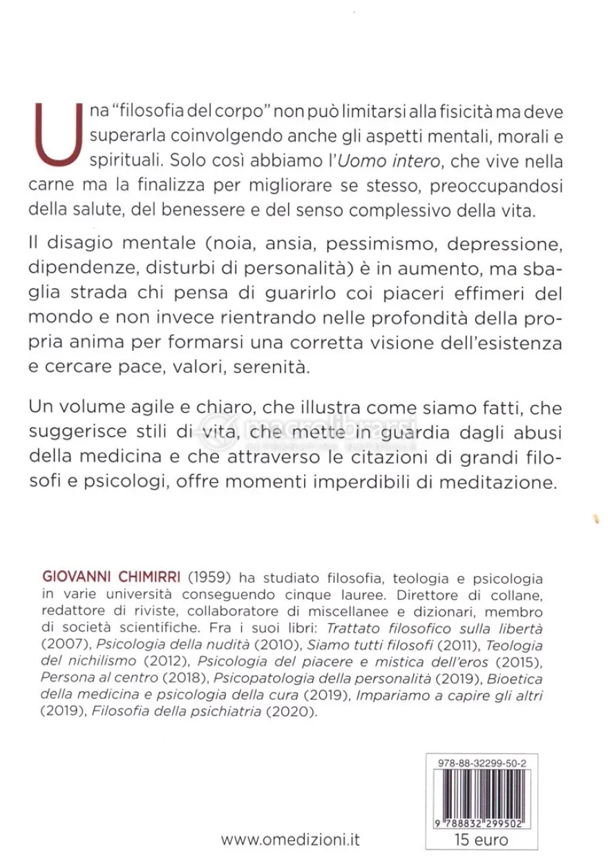 Filosofia del Corpo e Psicologia del Benessere