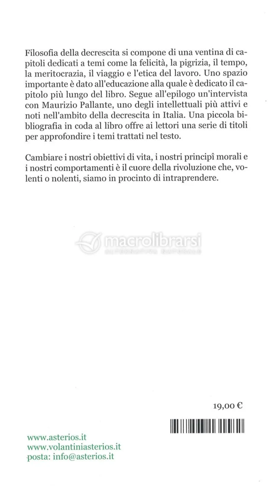 Filosofia della Decrescita