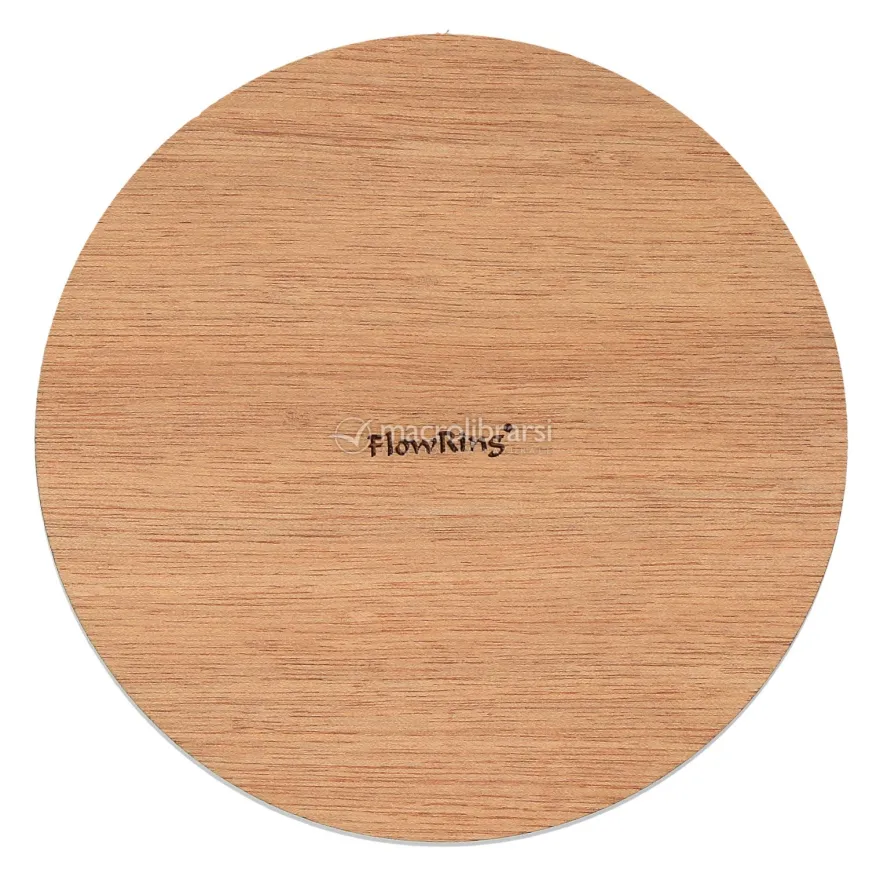 Fiore della Vita - Energizzante Inciso in Legno Okumè - 14 cm