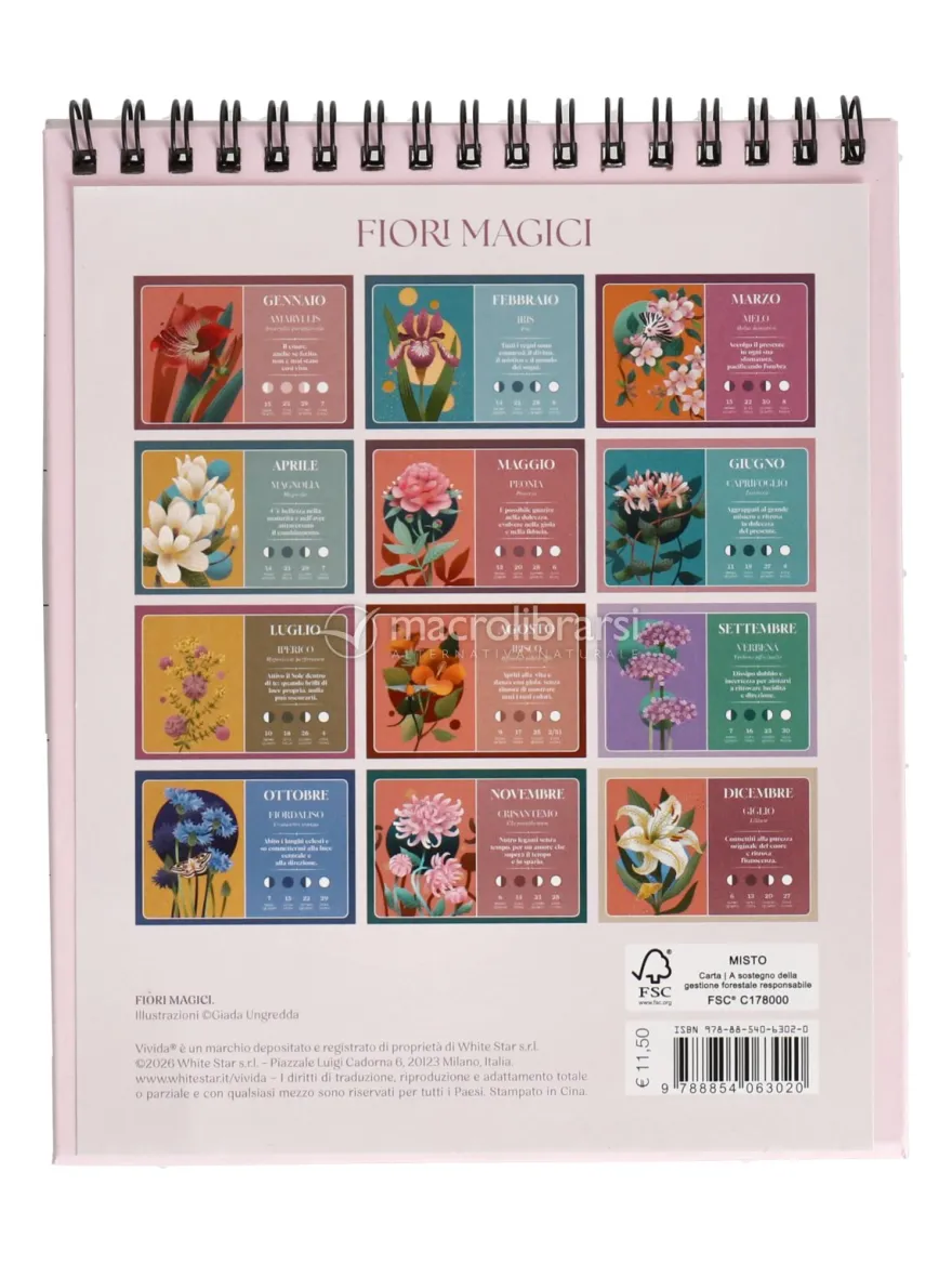 Fiori Magici - Calendario da Tavolo 2027