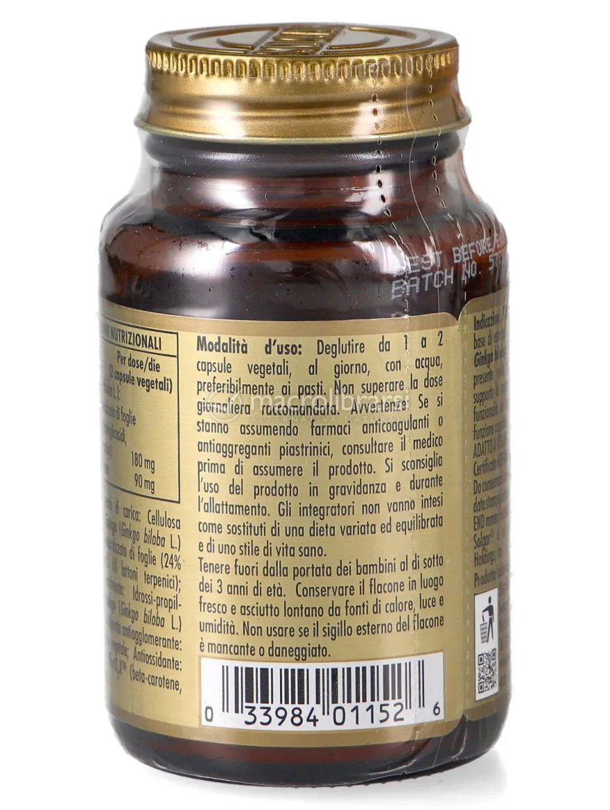 FitoGinkgo - Integratore di Ginkgo Biloba