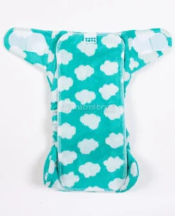 Fitted Bamboozle per Pannolino Lavabile a 2 Pezzi - Fluffy Cloud - Taglia 2