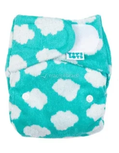 Fitted Bamboozle per Pannolino Lavabile a 2 Pezzi - Fluffy Cloud - Taglia 2