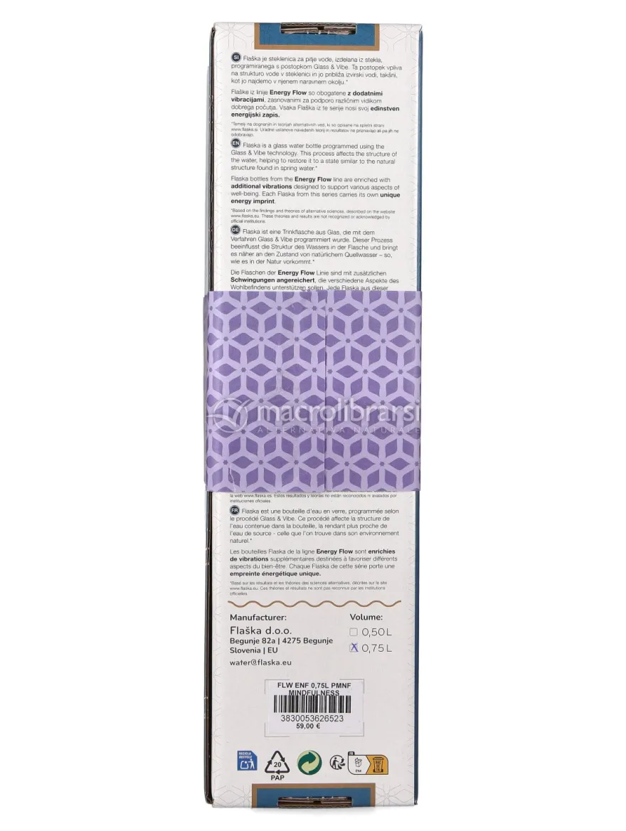 Flaska Energy Flow Mindfulness - 0,75 l