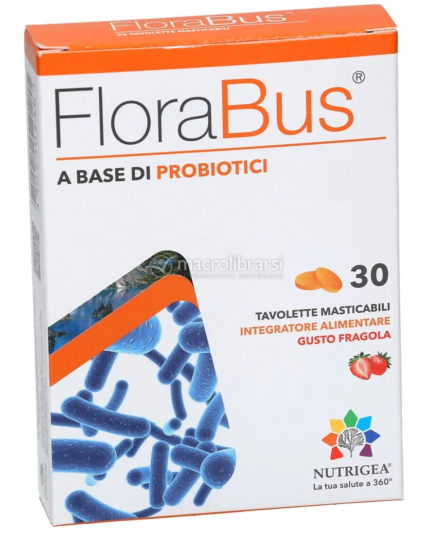 Florabus - Integratore di Probiotici Tavolette Masticabili