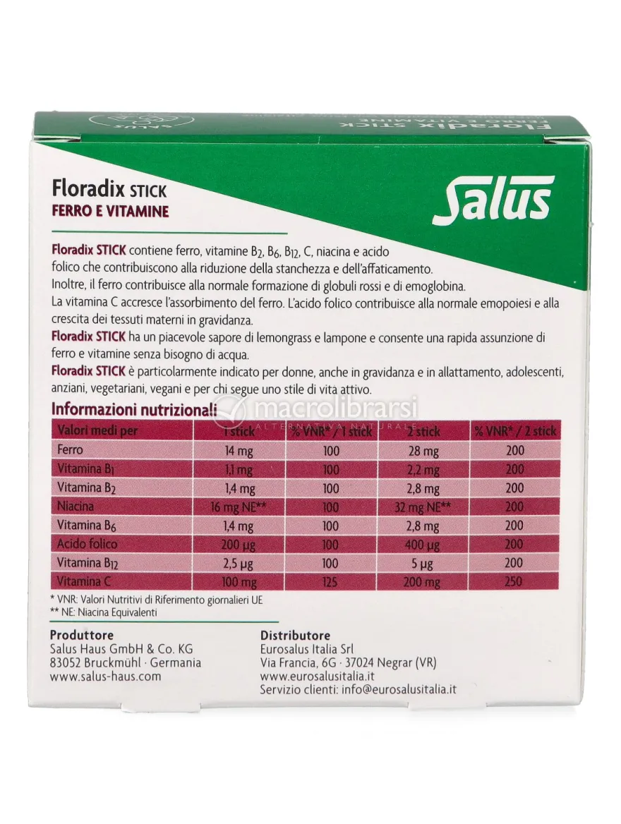Floradix® Ferro e Vitamine - Stick