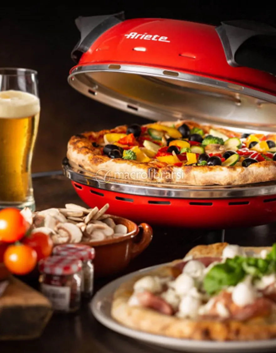 Forno Pizza Elettrico Rosso