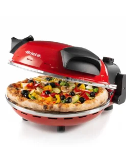 Forno Pizza Elettrico Rosso