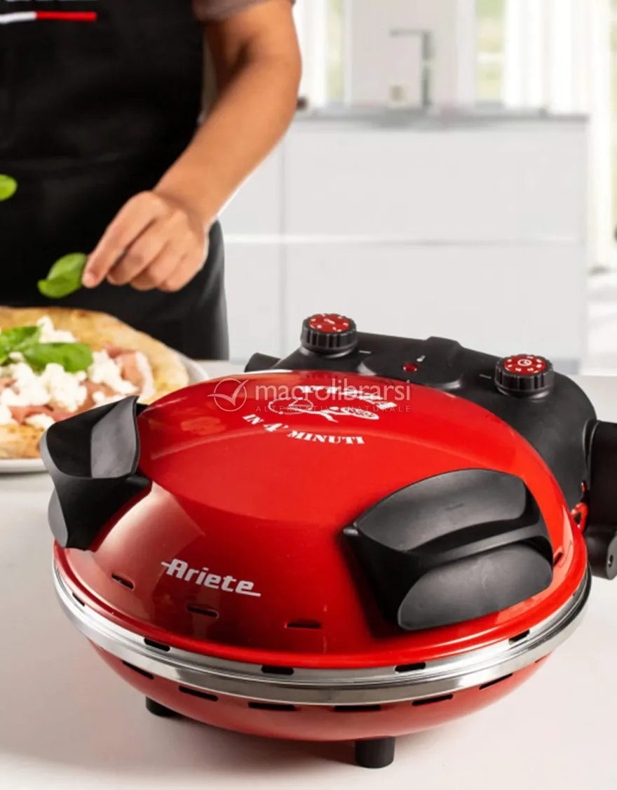 Forno Pizza Elettrico Rosso
