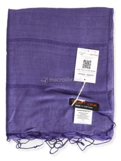 Foulard Cotone e Seta - Viola
