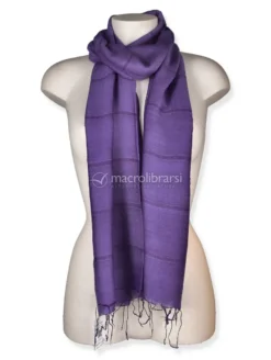 Foulard Cotone e Seta - Viola