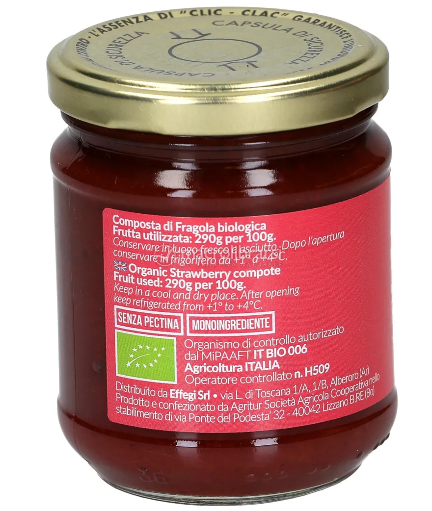 100% Fragola Bio Italiana