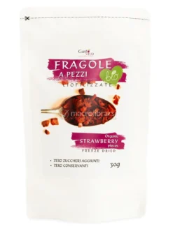 Fragole Liofilizzate a Pezzi Bio