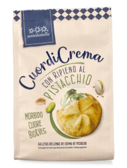 Frollini "Cuor di Crema" con Crema al Pistacchio Bio