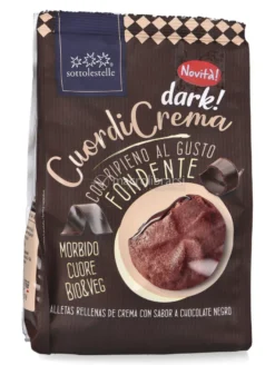 Frollini "Cuor di Crema Dark" con Crema Fondente Bio