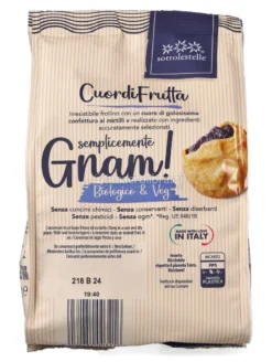 Frollini "Cuor di Frutta" con Confettura di Mirtilli Bio