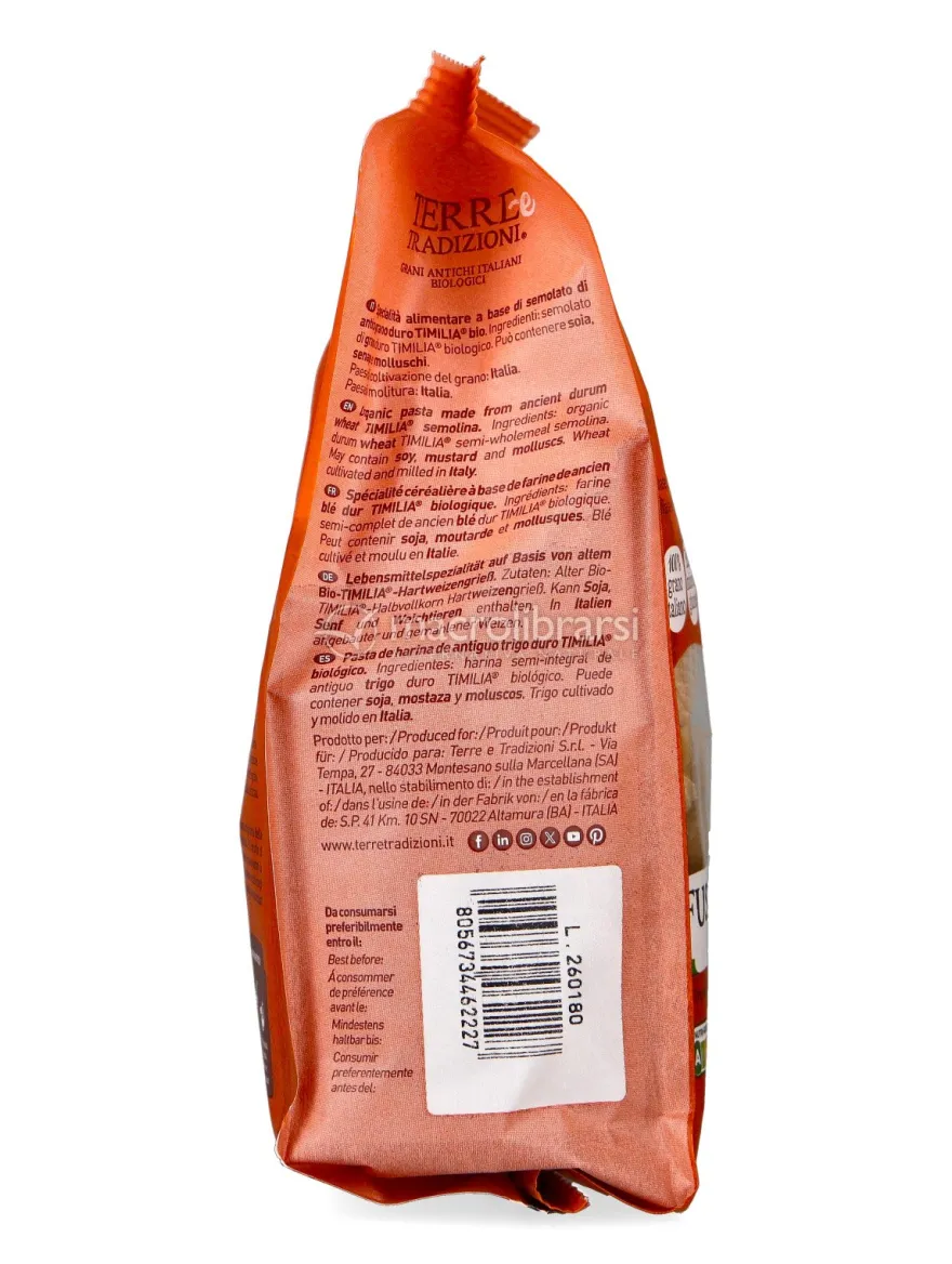 Fusilli di Grano Antico Timilia Bio