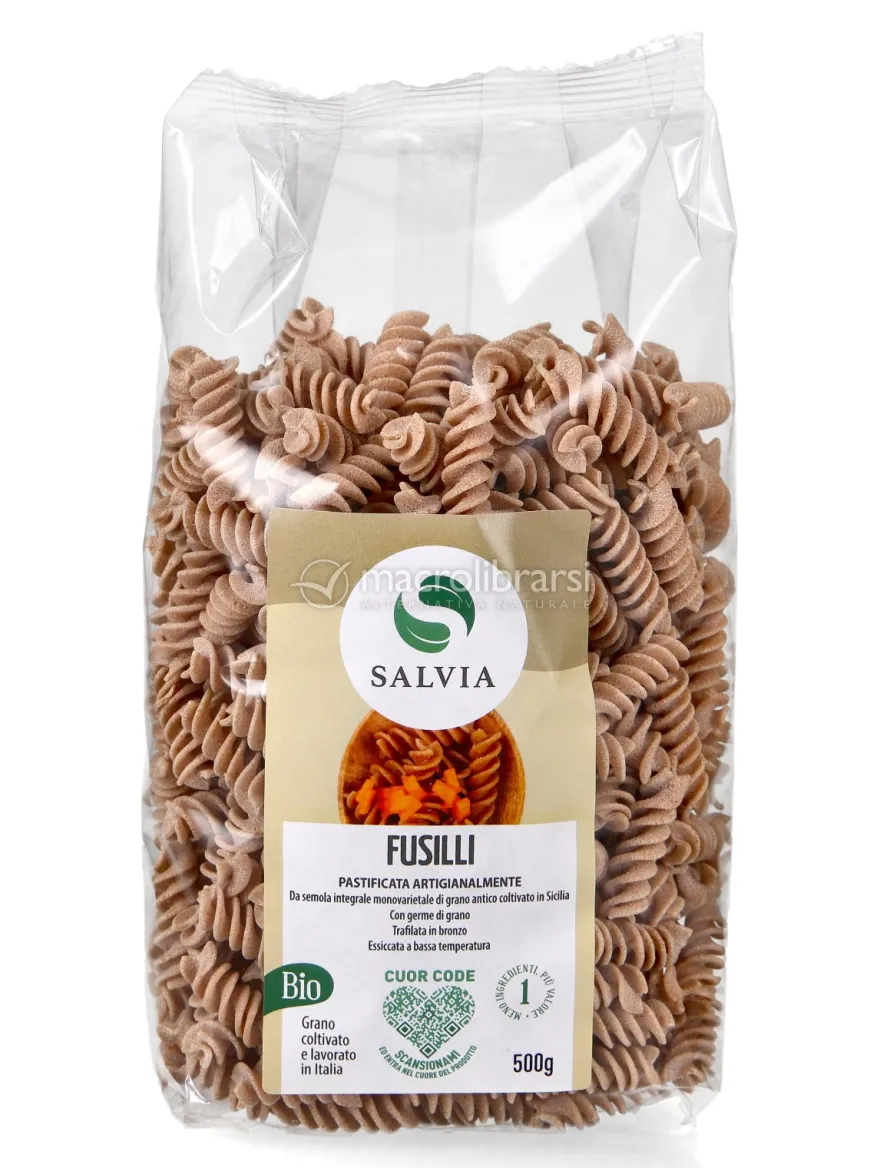 Fusilli Integrali di Grano Duro Bio