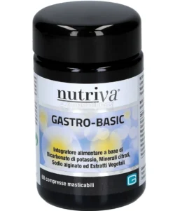 Gastro-Basic - Integratore di Bicarbonato di potassio, minerali Citrati, Sodio Arginato ed estratti Vegetali in compresse