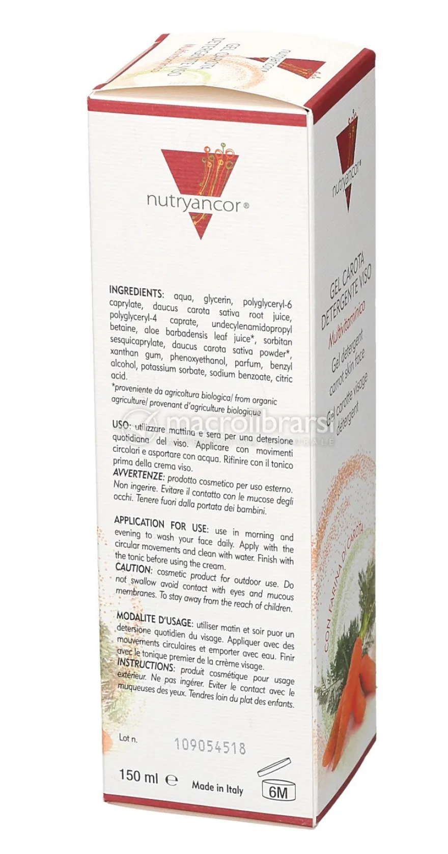 Gel Carota Detergente Viso
