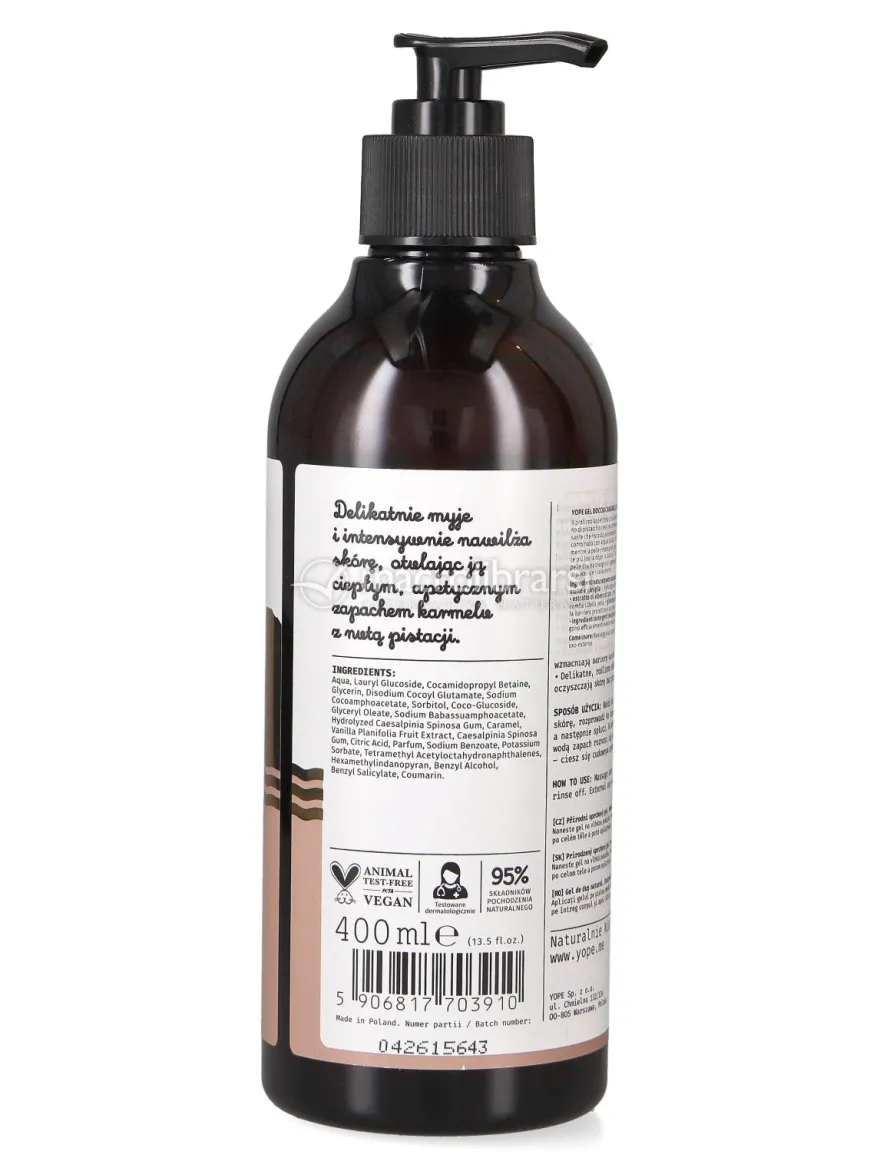 Gel Doccia Caramello e Pistacchio